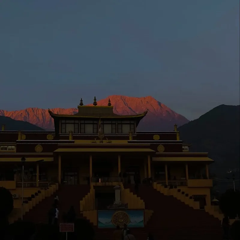 Monastery at Sunset